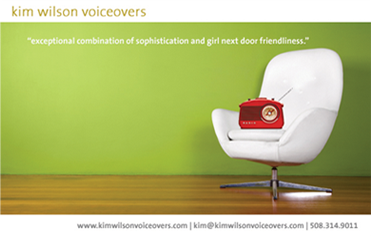 Kim Wilson Voiceovers - email campaign and website design