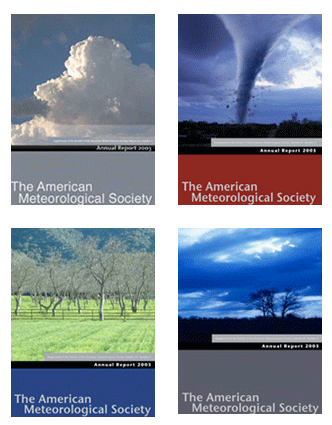 Annual Reports, American Meteorological Society - art direction, design, branding