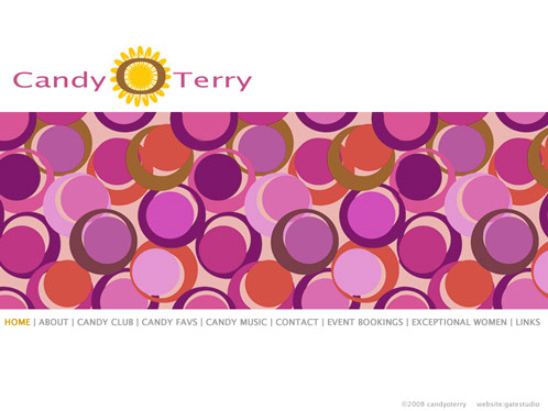 Candy O'Terry - website design