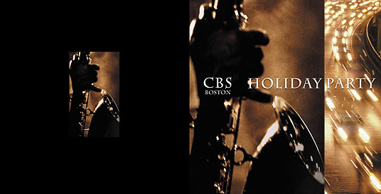 Event Invitation, CBS Boston - art direction, design