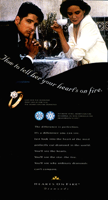 in-store merchandising, Hearts on Fire Diamonds