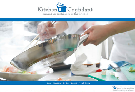 Kitchen Confidant - website design