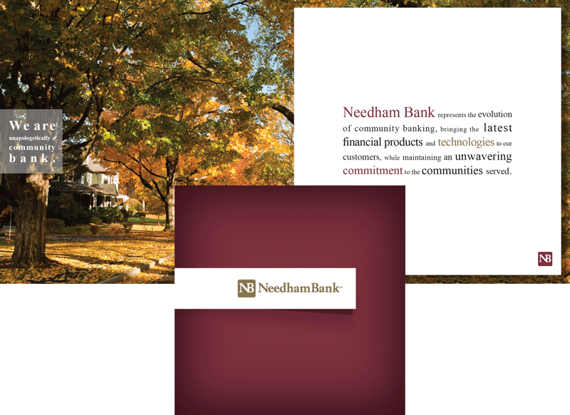 Needham Bank Annual Report - creative direction, design, photography