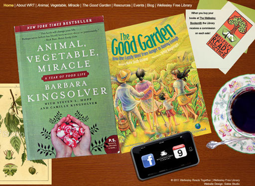 Wellesley Free Library, website design